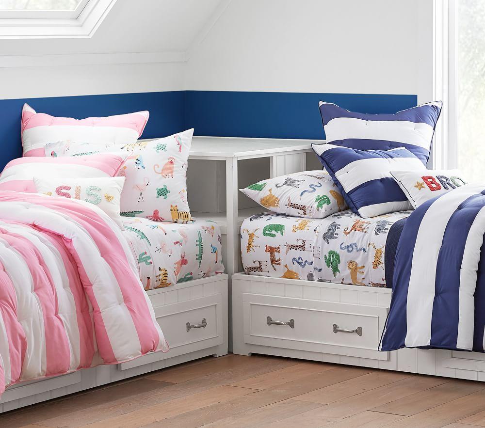 Rugby Stripe Comforter Pottery Barn Kids UK